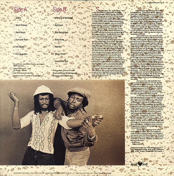Sly & Robbie - Taxi Fare (1986) - Image 2