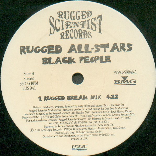 Rugged All-Stars - Black People (1996) - Image 2