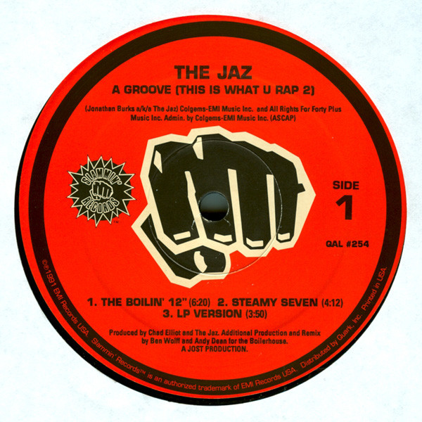 The Jaz - A Groove (This Is What U Rap 2) (1991) - Image 3