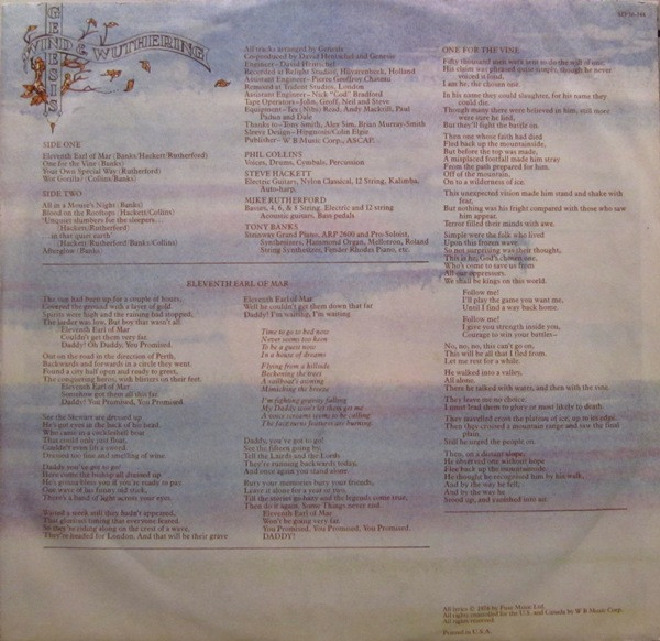 Genesis - Wind & Wuthering (1978) - Image 5