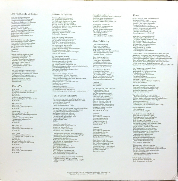 Emerson, Lake & Palmer - Works (Volume 1) (1977) - Image 3