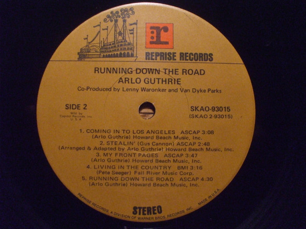 Arlo Guthrie - Running Down The Road - Image 6