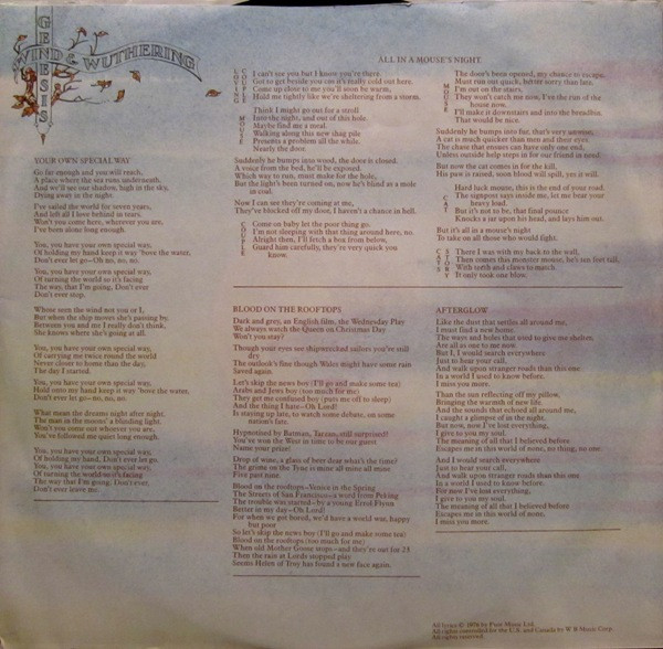 Genesis - Wind & Wuthering (1978) - Image 6