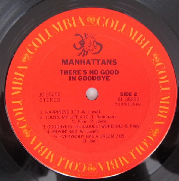 Manhattans - There's No Good In Goodbye (1978) - Image 4