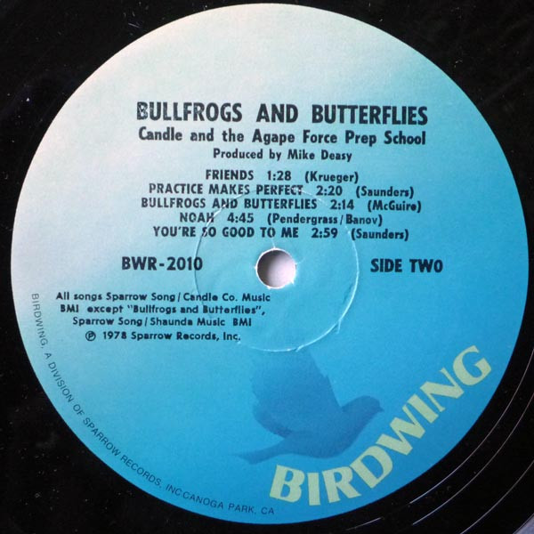 Candle (3) - Bullfrogs & Butterflies (1978) - Image 6