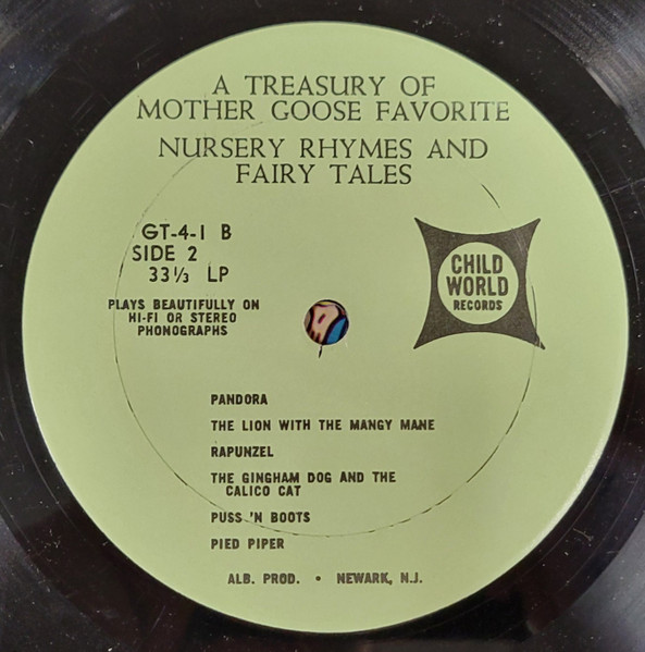 Unknown Artist - A Treasury Of Mother Goose: Favorite Nursery Rhymes And Fairy Tales - Image 4