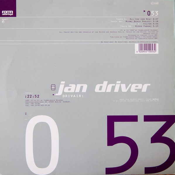 Jan Driver - Drivair (1997) - Image 4