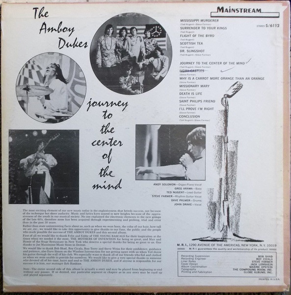 The Amboy Dukes - Journey To The Center Of The Mind (1968) - Image 2
