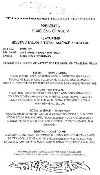 Various - Timeless EP Vol 2 (2003)