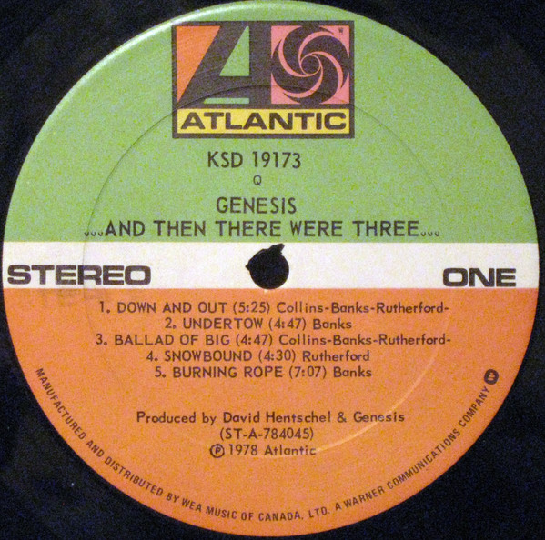 Genesis - ...And Then There Were Three... (1978) - Image 4