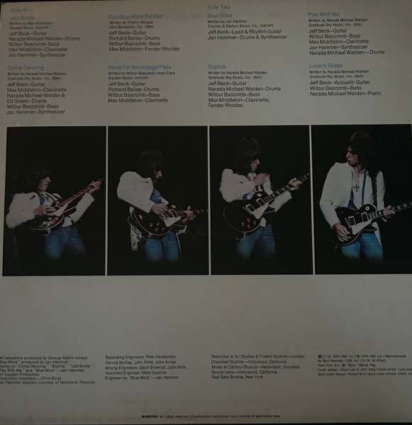 Jeff Beck - Wired (1976) - Image 6