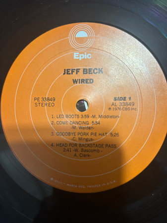 Jeff Beck - Wired (1976) - Image 2