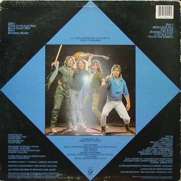 Vandenberg - Vandenberg (1982) - Image 2