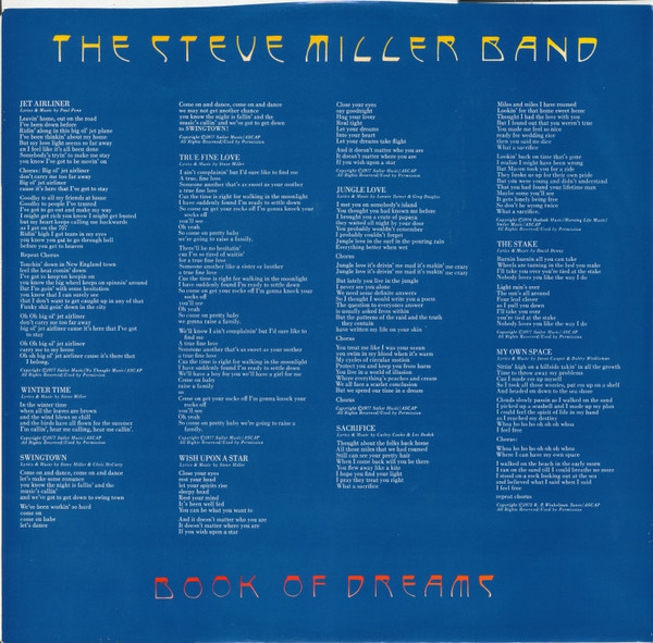 Steve Miller Band - Book Of Dreams (1977) - Image 6