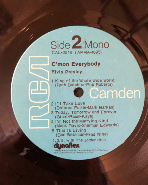 Elvis Presley - C'mon Everybody (1971) - Image 4