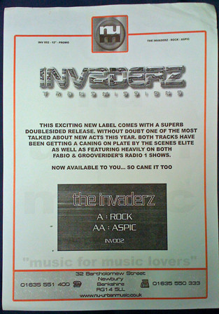 Invaderz - Rock / Aspic (2000)