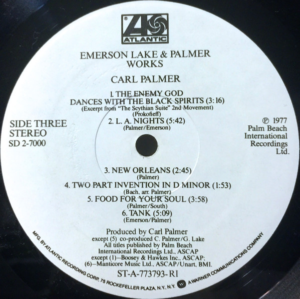 Emerson, Lake & Palmer - Works (Volume 1) (1977) - Image 9