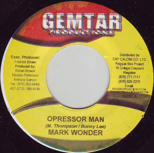 Mark Wonder - Opressor Man