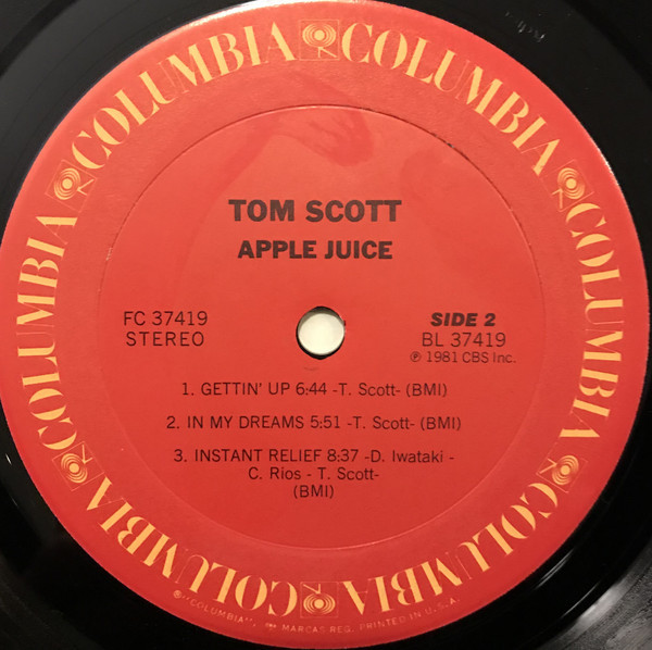 Tom Scott - Apple Juice (1981) - Image 4