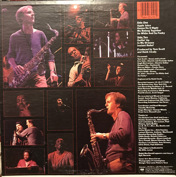 Tom Scott - Apple Juice (1981) - Image 2