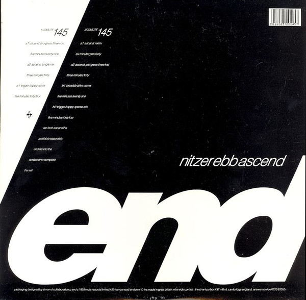 Nitzer Ebb - Ascend1 (1992) - Image 2