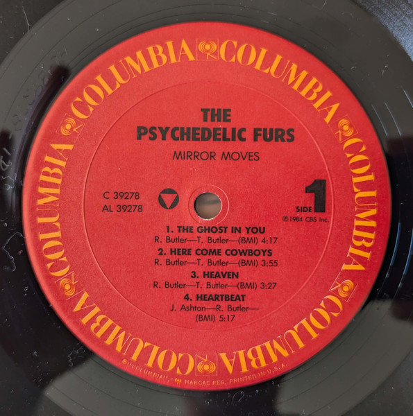 The Psychedelic Furs - Mirror Moves (1984) - Image 3