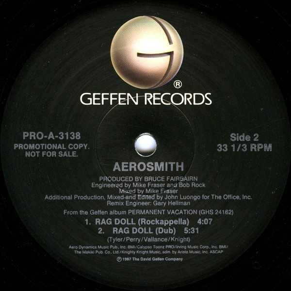 Aerosmith - Rag Doll (1988) - Image 2