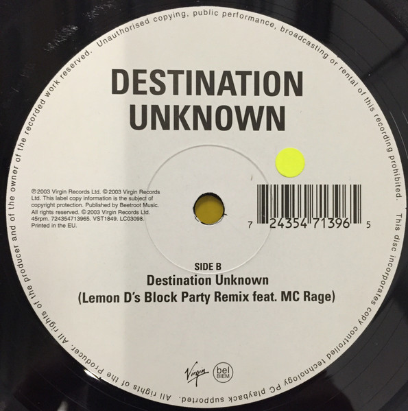 Vince Pope - Destination Unknown (2003)