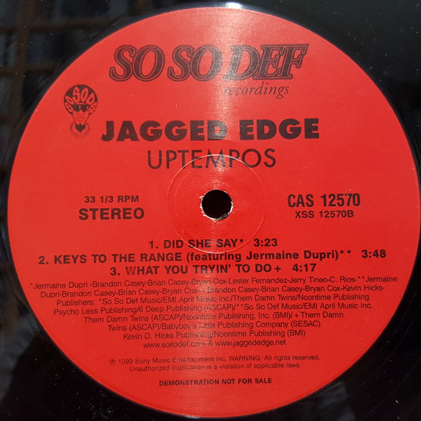 Jagged Edge (2) - Uptempos (1999) - Image 2
