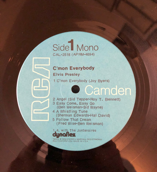 Elvis Presley - C'mon Everybody (1971) - Image 3