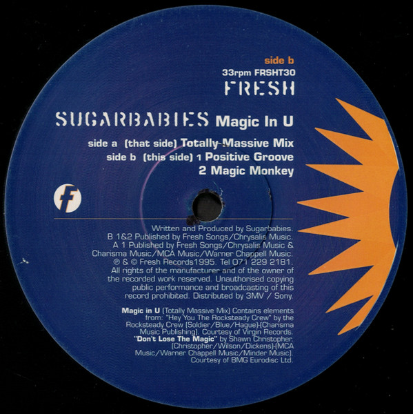 Sugarbabies - Magic In U (1995) - Image 3