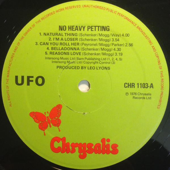 UFO (5) - No Heavy Petting (1976) - Image 3