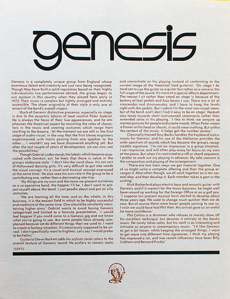 Genesis - Selling England By The Pound (1973) - Image 7