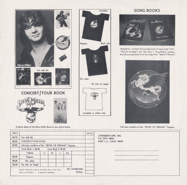 Steve Miller Band - Book Of Dreams (1977) - Image 7