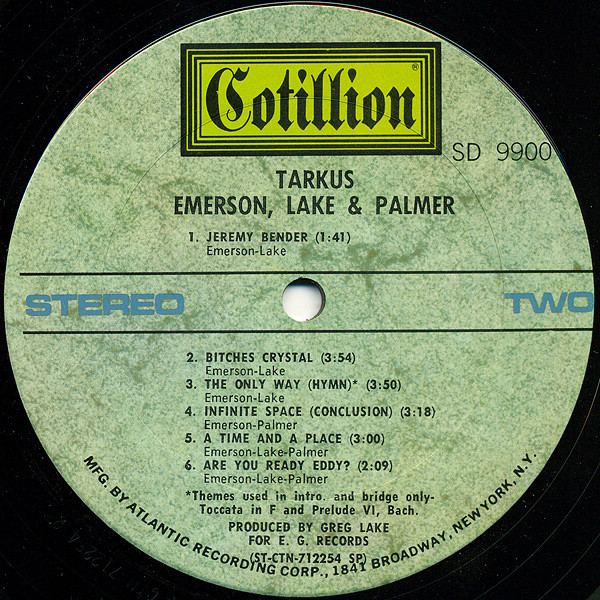 Emerson, Lake & Palmer - Tarkus (1971) - Image 3
