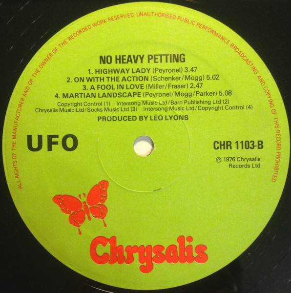 UFO (5) - No Heavy Petting (1976) - Image 4
