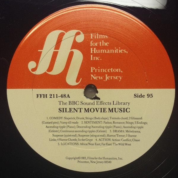 Unknown Artist - The BBC Sound Effects Library - SILENT MOVIE MUSIC (1983)