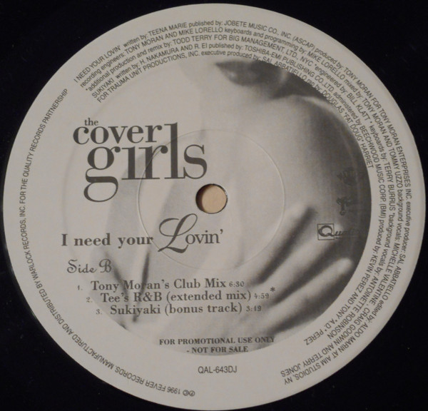 The Cover Girls - I Need Your Lovin' (1997) - Image 3