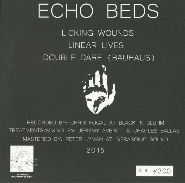Echo Beds - Licking Wounds b/w Linear Lives (2015) - Image 2