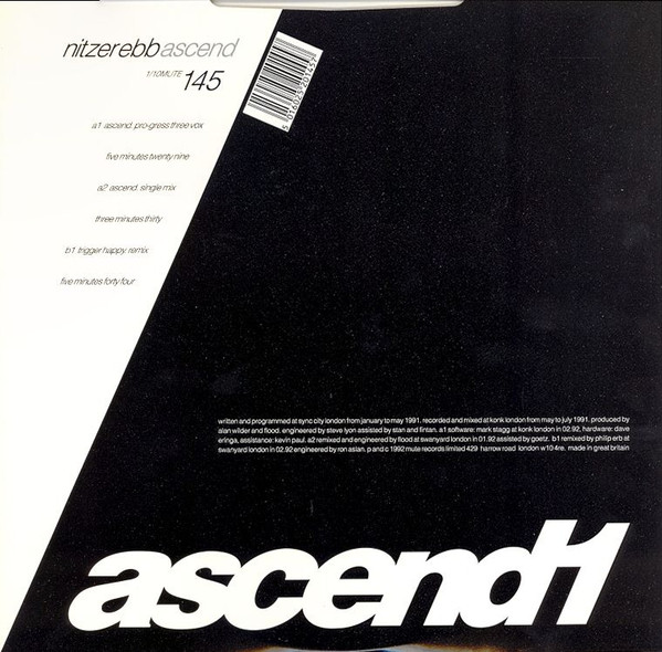 Nitzer Ebb - Ascend1 (1992) - Image 4