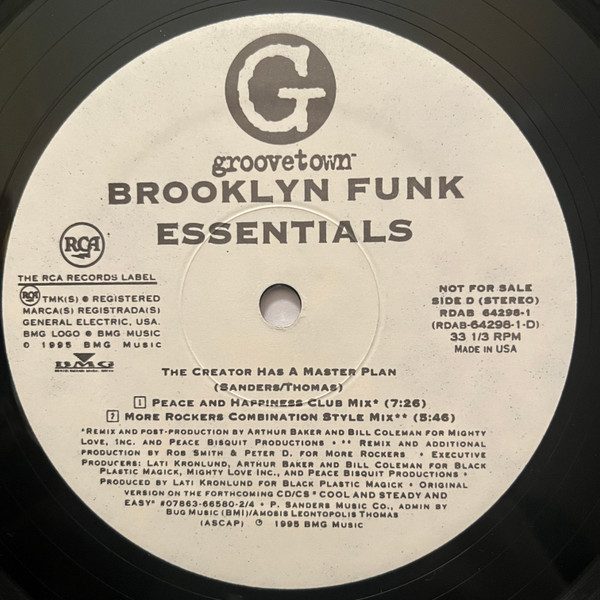 Brooklyn Funk Essentials - The Creator Has A Master Plan (1995) - Image 4
