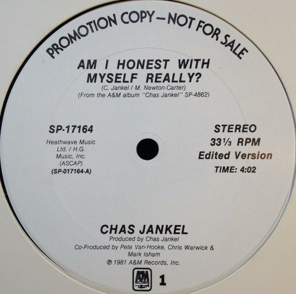 Chas Jankel - Am I Honest With Myself Really? / Lenta Latina (1981)
