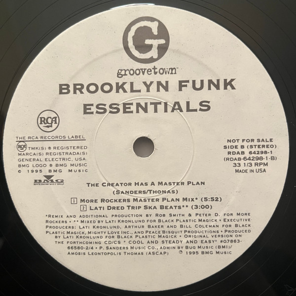 Brooklyn Funk Essentials - The Creator Has A Master Plan (1995) - Image 2