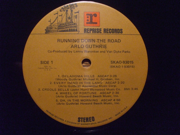 Arlo Guthrie - Running Down The Road - Image 5