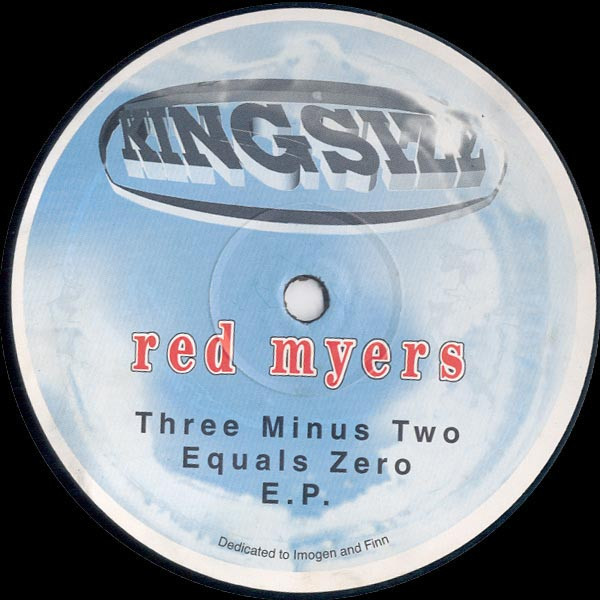 Red Myers - Three Minus Two Equals Zero E.P. (1996)