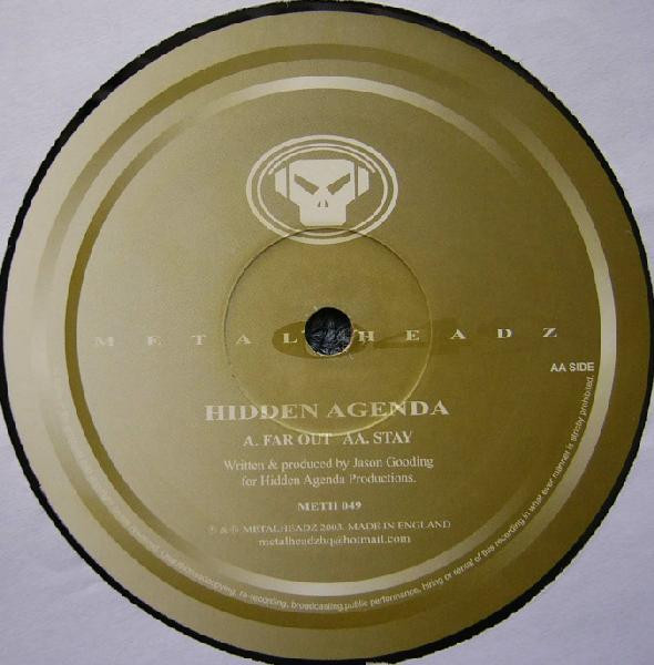 Hidden Agenda - Far Out / Stay (2003) - Image 4