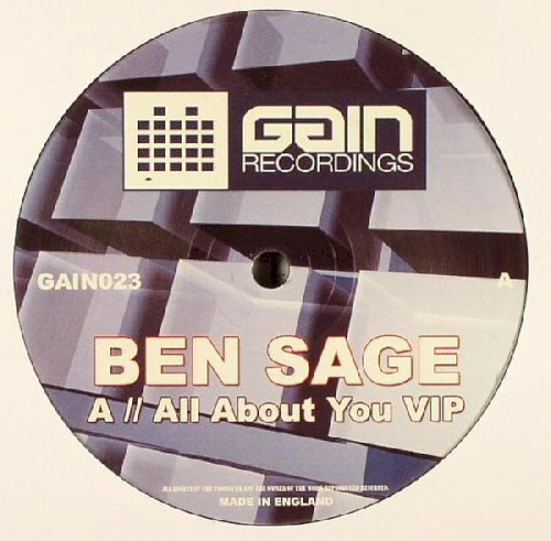 Ben Sage - All About You VIP / Nothing Inside (2005)