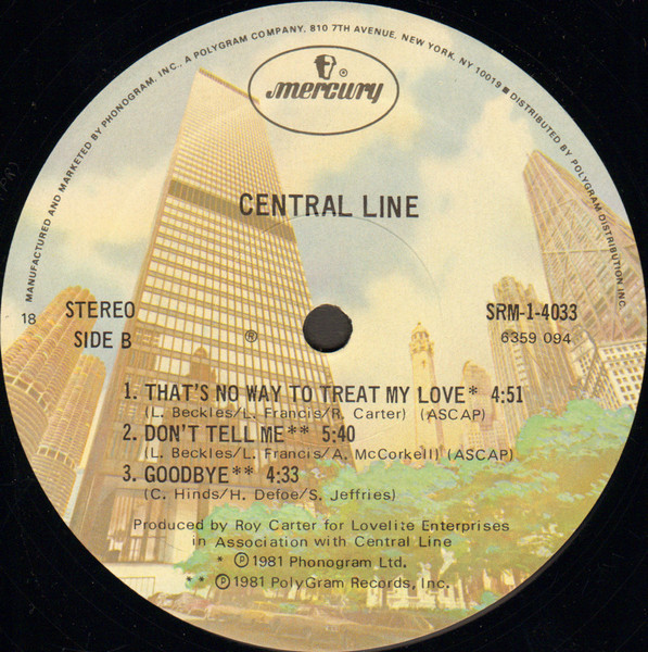 Central Line - Central Line (1981) - Image 5