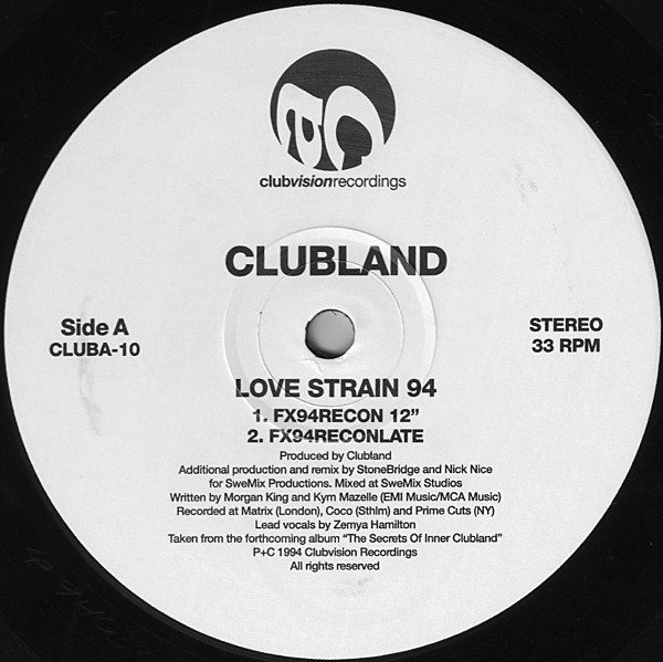 Clubland - Love Strain 94 (1994) - Image 3